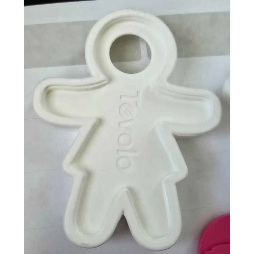Tovolo Gingerbread Girl Cookie Cutter Set 2 Frames 3 Double‎ Sided Templates